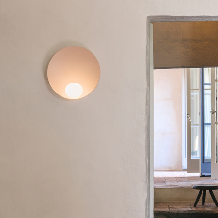 Vibia Musa Lampa Ścienna LED, 26 GL, 10 cm, Biały Mat Opal Mat