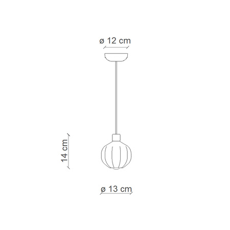 SOSPENSIONE PICCOLA VETRO / SMALL GLASS PENDANT AFOXE' Ferroluce C2642-CRI