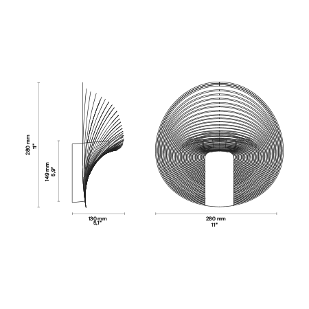 Kinkiet Illan 2700K LUCEPLAN D82A1TW