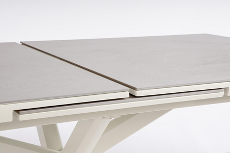 BIZZOTTO stół ogrodowy PASCAL PELICAN     200-260 rozkładany