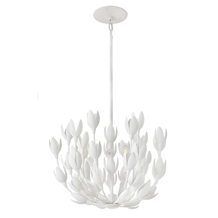 Lampa wisząca Flora - 3 źródła światła - Tynk strukturalny Quintiesse QN-FLORA3-WHT