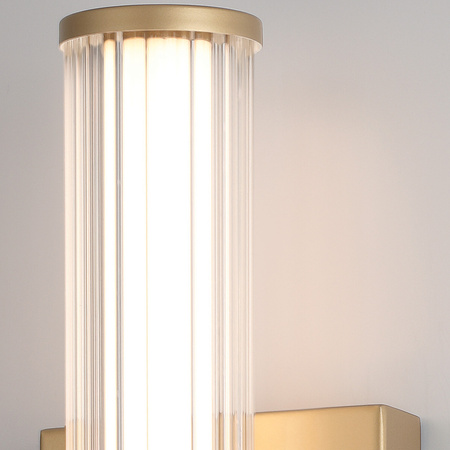 Mały kinkiet LED Fayton - Szczotkowane złoto Quintiesse Eurofase QN-FAYTON-S-BG