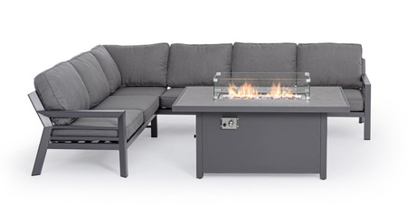 BIZZOTTO zestaw ogrodowy HENDRIX szary