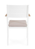 BIZZOTTO krzesło ogrodowe ZELMAR białe