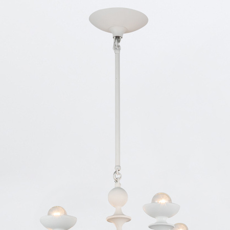 Żyrandol Cadence - 18 źródeł światła - Antyczna biel Quintiesse QN-CADENCE18-WHT