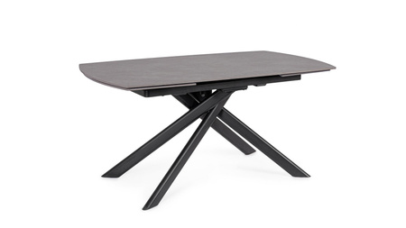 BIZZOTTO stół ogrodowy JOAKIM 160-240     czarny / rozkładany