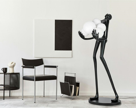 MOOSEE lampa podłogowa HUMAN PREMIUM -    włókno szklane, szkło