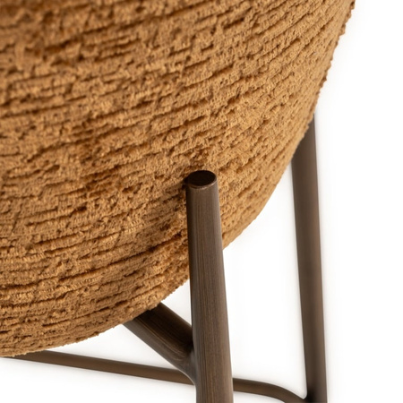 RICHMOND krzesło barowe ODARBY            pomarańczowe