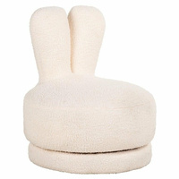 RICHMOND fotel dziecięcy BUNNY biały - funkcja obrotowa