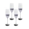 KARE komplet 4 kieliszków do szampana     NIGHT SKY 220 ml
