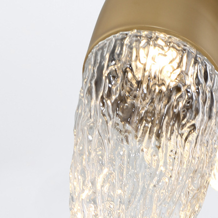 Lampa wisząca Ecrou - Szczotkowane złoto Quintiesse Eurofase QN-ECROU-1P-BG