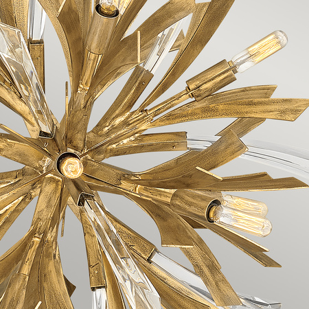 Mała lampa wisząca Vida - 13 źródeł światła Vida Quintiesse Hinkley/ Fredrick Ramond QN-VIDA-13P-S