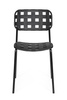 BIZZOTTO krzesło ogrodowe CLOVER czarne