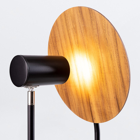 Lampa stołowa Dot Brązowy, Drewno Quintiesse Accord QN-DOT-TL-TEAK