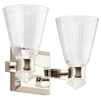 Kinkiet LED Kayva  Kayva Quintiesse Kichler QN-KAYVA2-PN