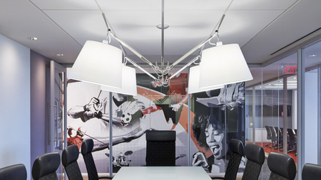 TOLOMEO BASCULANTE 2 BRACCI 32cm szary ARTEMIDE 0630010A+0781010A