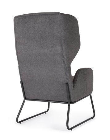 BIZZOTTO fotel OPHELIA szary