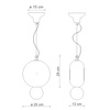 SOSPENSIONE - PENDANT BUMBUM Ferroluce C2751-GIA