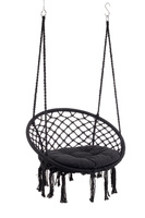 BIZZOTTO fotel wiszący ogrodowy JAVIER    czarny