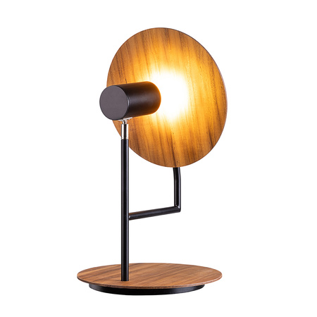 Lampa stołowa Dot Brązowy, Drewno Quintiesse Accord QN-DOT-TL-TEAK