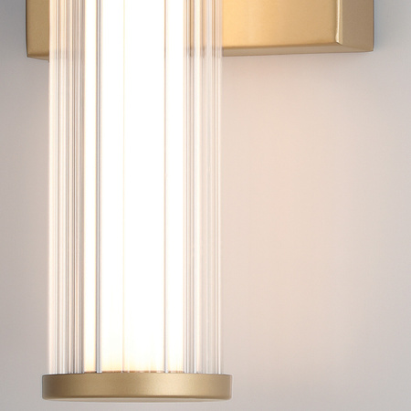 Mały kinkiet LED Fayton - Szczotkowane złoto Quintiesse Eurofase QN-FAYTON-S-BG