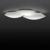 Vibia Puck Lampa Sufitowa LED, szer. 56.8cm, wys. 11, GL 49.2 cm, Satyna Szary Aluminiowy