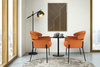 KARE krzesło ALEXIA Velvet pomarańczowe
