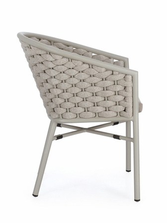 BIZZOTTO krzesło ogrodowe MARGALIDA       SATURN beżowe