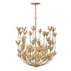 Żyrandol Flora - 6 źródeł światła - Oksydowane złoto Quintiesse QN-FLORA6-GD