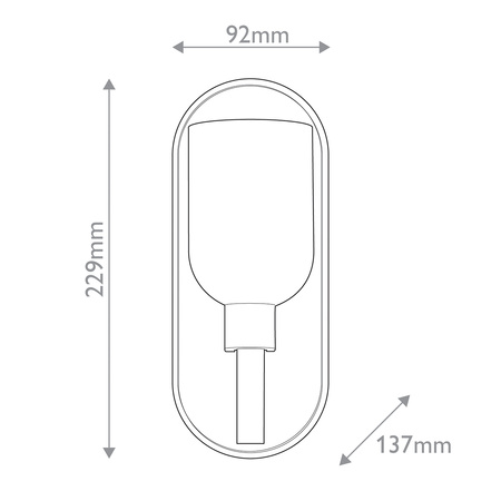 Kinkiet Lucian - 1 źródło światła - Vintage mosiądz Quintiesse QN-LUCIAN1-VBS-AR