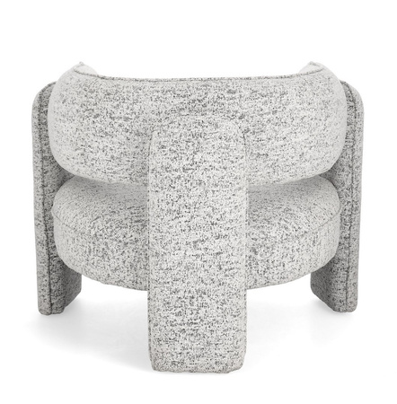 BIZZOTTO fotel AISHA jasny szary