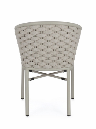 BIZZOTTO krzesło ogrodowe MARGALIDA       SATURN beżowe