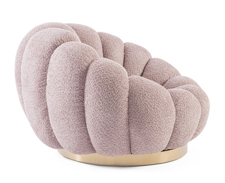 BIZZOTTO fotel obrotowy FLOREL różowy