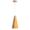 Lampa wisząca Angular Brązowy, Drewno Quintiesse Accord QN-ANGULAR-P-S-TEAK