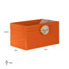 RICHMOND pojemnik na biżuterię LIA pomarańczowy