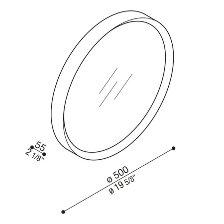 Lombardo LL134022N Lampa sufitowa Flo T 500