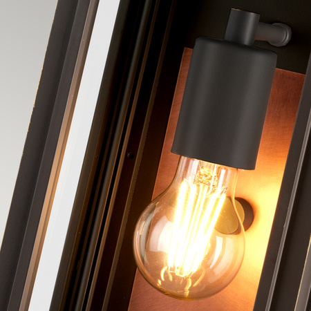 Latarnia naścienna Sutcliffe - 1 źródło światła - Olejowany brąz / Miedź Sutcliffe Quintiesse Hinkley QN-SUTCLIFFE-S-OZ