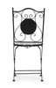 BIZZOTTO krzesło ogrodowe składane        MYKONOS czarne
