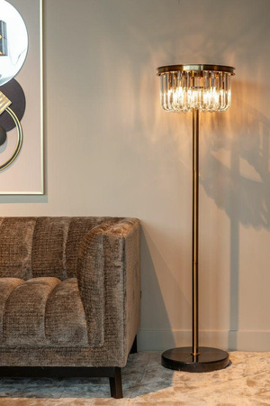 RICHMOND lampa podłogowa DAGMAR brązowa