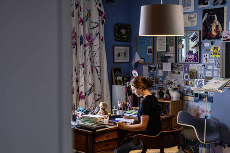 Lampa wisząca Twiggy Large - Czarny FOSCARINI