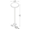 Lombardo LL1351043 Lampa Słupkowa Pik 160 H 500