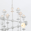 Żyrandol Cadence - 18 źródeł światła - Antyczna biel Quintiesse QN-CADENCE18-WHT