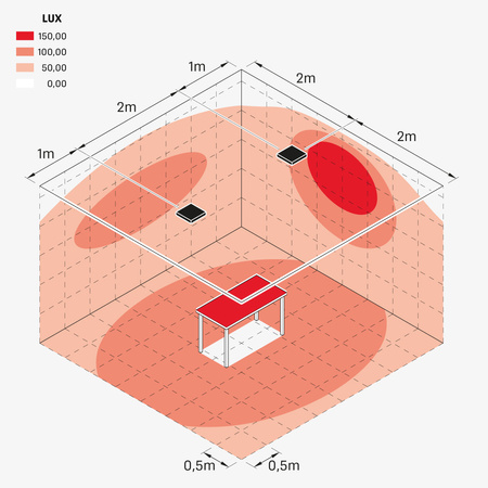 Lombardo LL134006N Lampa sufitowa Flo Q 300