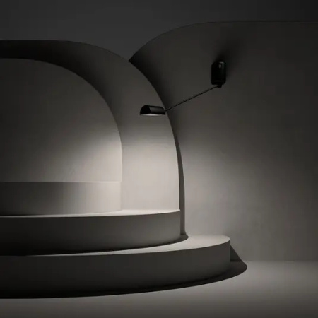 Lumina Daphine kinkiet LED 3 000 K 35cm czarny