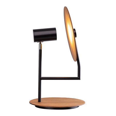Lampa stołowa Dot Brązowy, Drewno Quintiesse Accord QN-DOT-TL-TEAK