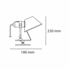 Tolomeo Pinza ARTEMIDE 16cm aluminium A005800