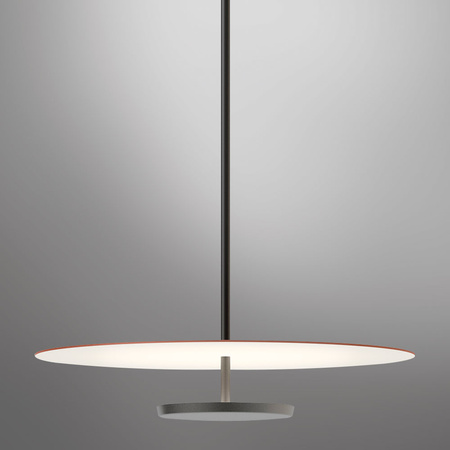 Vibia Flat Lampa Wisząca LED ze Ściemniaczem, 55 wys. 300 cm, Czarny Czerwony Biały