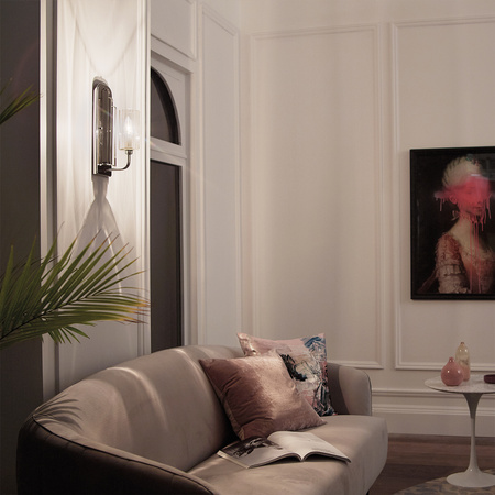 Kinkiet Kimrose - 1 źródło światła - Polerowany nikiel Kimrose Quintiesse Kichler QN-KIMROSE1-PN