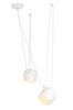 Lampa wisząca EYE 2 biała - LED, aluminium