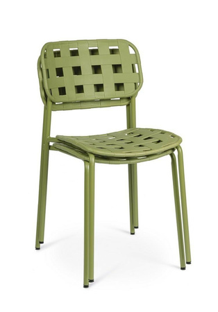 BIZZOTTO krzesło ogrodowe CLOVER zielone